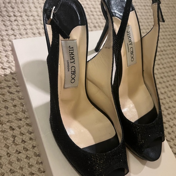 Jimmy Choo Glitter Nova Slingback - Picture 3 of 5